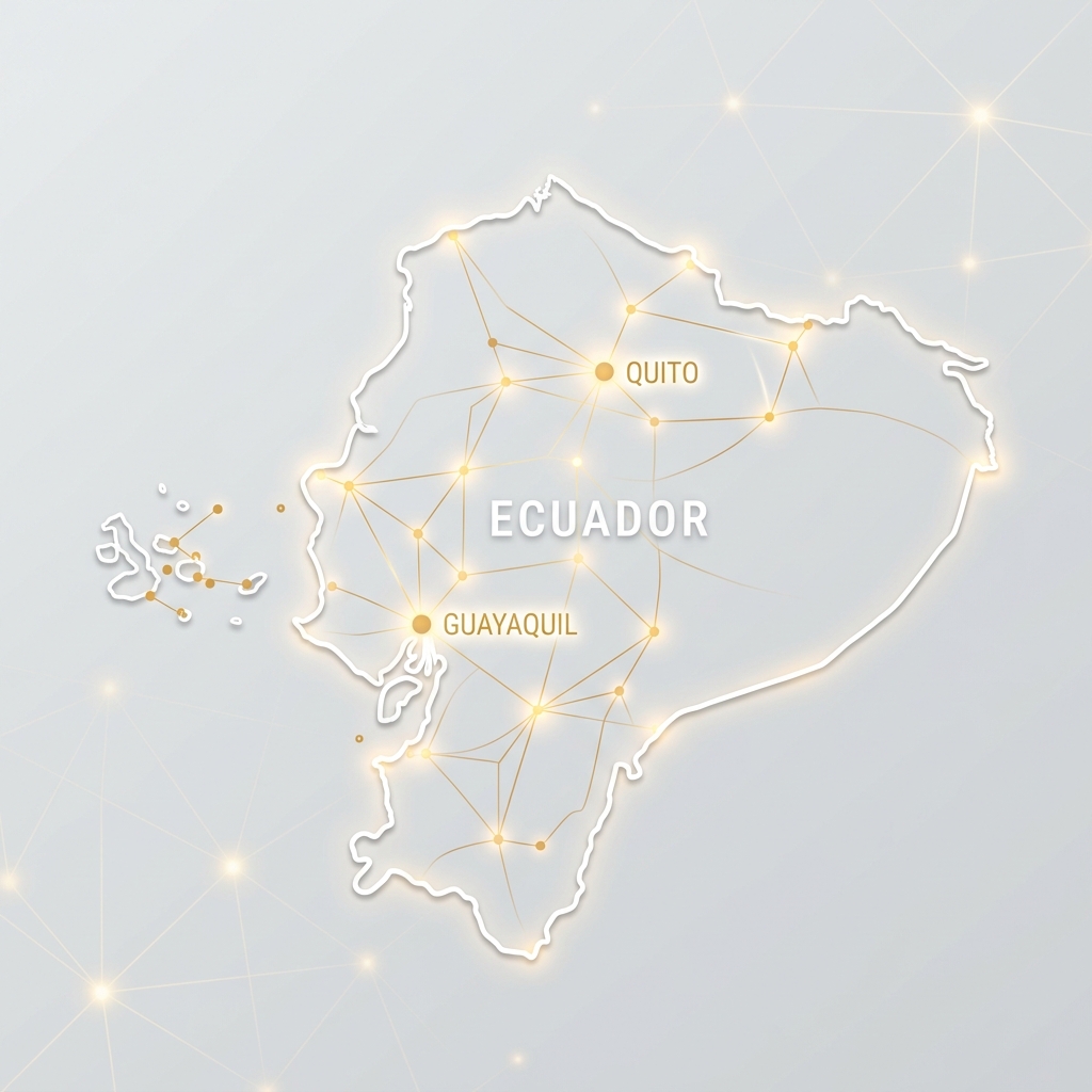 Mapa de Ecuador - Cobertura Nacional ASEDEFE